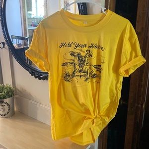 Hold Your Horses Western Tee